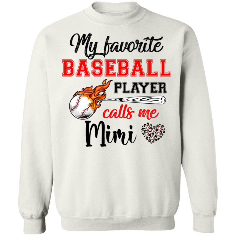 Baseball Mimi Shirt My Favorite Baseball Player Calls Me Mimi