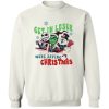 Grinch Jack Skellington Snowman Get In Loser Were Saving Christmas Sweater