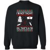 Im Not Tachy OK Thats A FIB Christmas Sweater