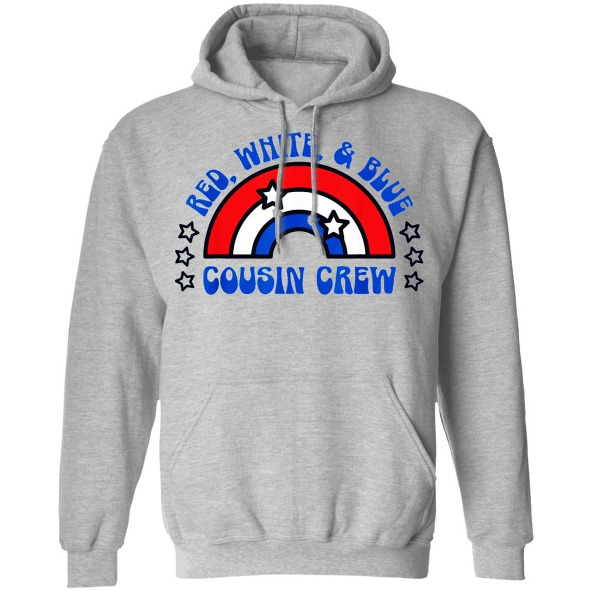 Red White And Blue Cousin Crew 4th Of July Shirt
