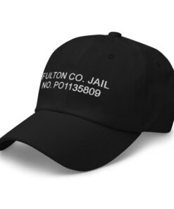 Trump Inmate Number Hat Classic Dad Hat Black Left Front 64eb0d1912389.jpg