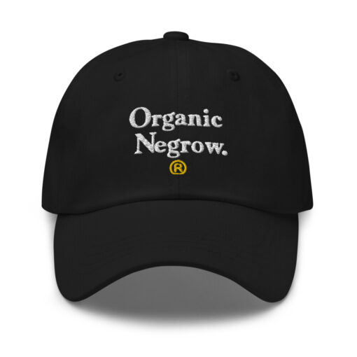 Organic Negrow Classic Dad Hat Black Front 642585455f610.jpg