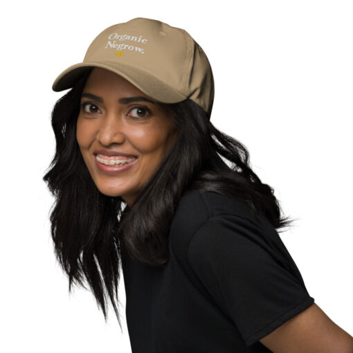 Organic Negrow Classic Dad Hat Khaki Front 642585455fa2b.jpg