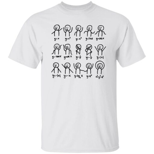 Math Stick Figures Shirt – Funny Math Teacher T-Shirt