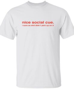 Funny Social Cue Shirt – Sarcastic Introvert Tee for Humor Lovers