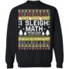 Funny I Sleigh Math Problems Christmas Sweater – Holiday Math Teacher Apparel