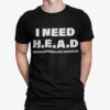 mockup of a man wearing a customizable t shirt against a plain color backdrop 1422 el 16