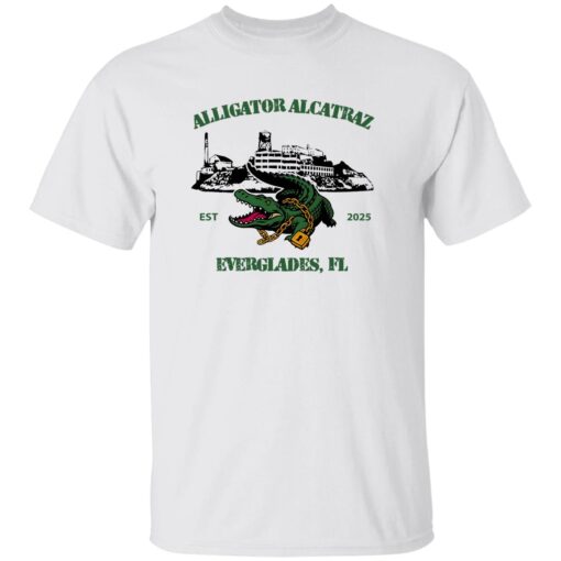Alligator Alcatraz Everglades Florida Est 2025 Shirt