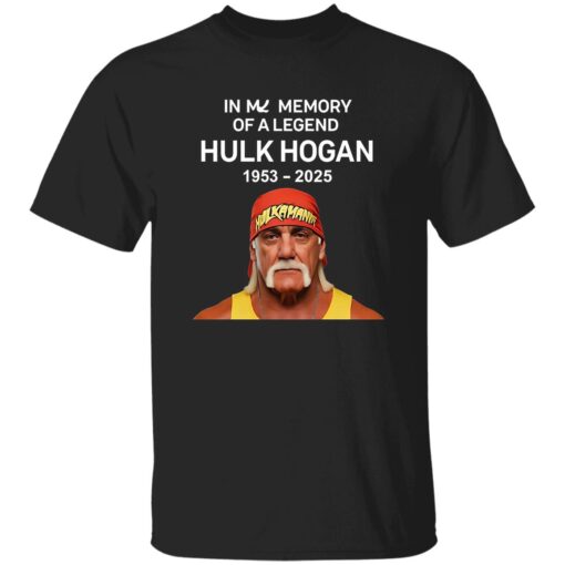 In My Memory Of A Legend Hulk Hogan 1953 2025 Shirt