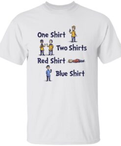 One Shirt Two Shirts Red Shirt Blue Shirt