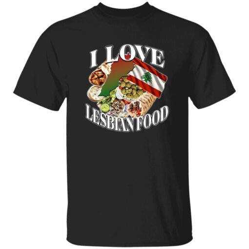 I Love Lesbian Food Shirt