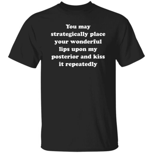 Johnny Depp You May Strategically Place Your Wonderful Lips Shirt