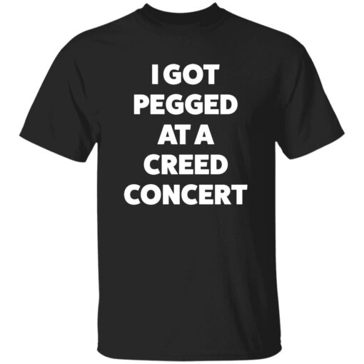 Sam Ramsdell I Got Pegged At A Creed Concert Shirt