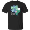 Retro Texas Strong Green Bow T-Shirt