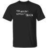 You Wouldn’t Supplex A Train Shirt