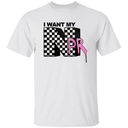 I Want My NPR Save Public Broadcasting FDT T-shirt