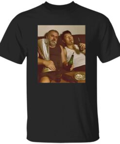 Ange Postecoglou and Son Heung Min Drinking And Smoking Shirt